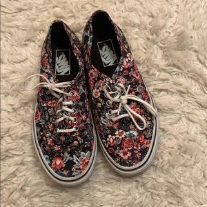 Floral Vans